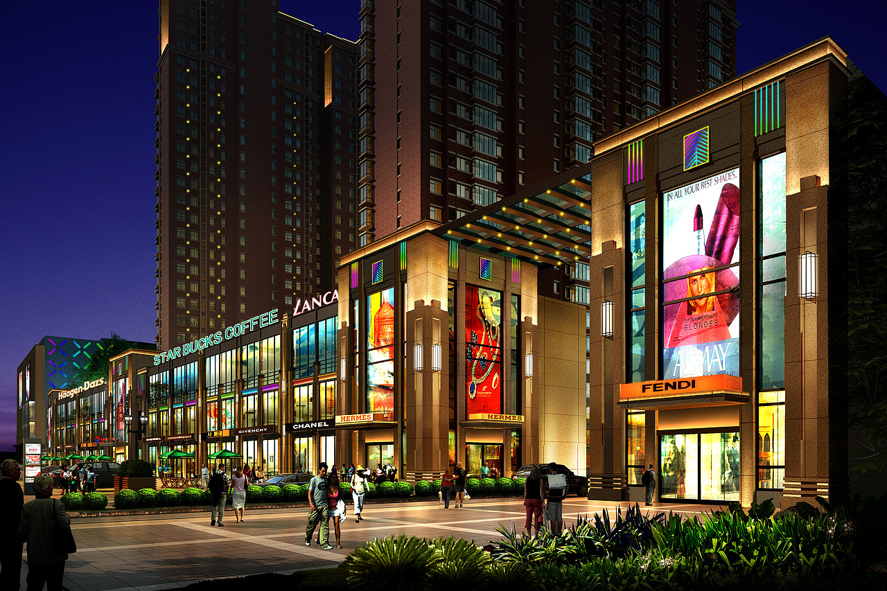 夜景灯光设计（图ZMTI5MTk4MTE2） - 景观设计 - 站酷设计师霍尼玛原创素材 - 站酷ZCOOL