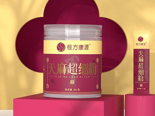 天麻超细粉包装设计