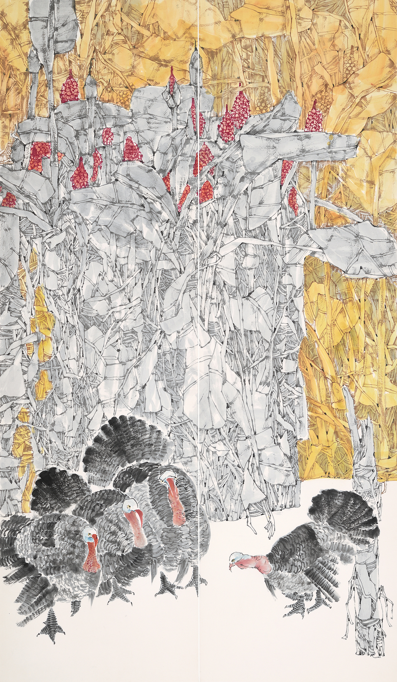 画家马新梅，画之气韵，乃为心感，但其生出，确由笔墨（图ZMzI3MTE2ODIw） - 绘画 - 站酷设计师书画经纪人原创素材 - 站酷ZCOOL