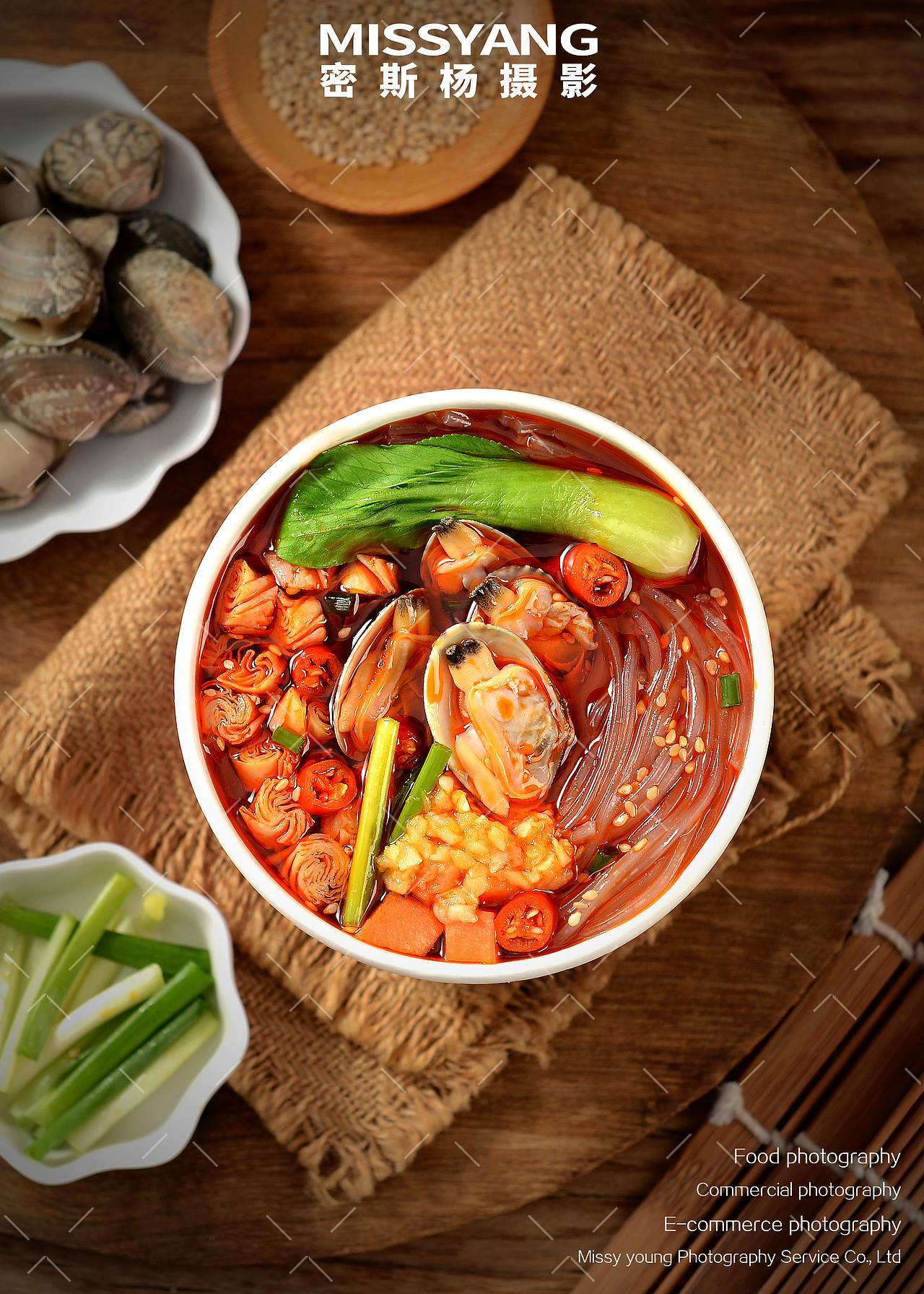 酸辣粉拍摄|美食摄影|电商产品摄影|花甲粉×郑州密斯杨