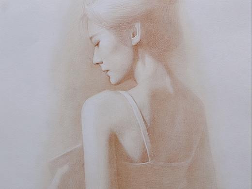 唯美素描人像