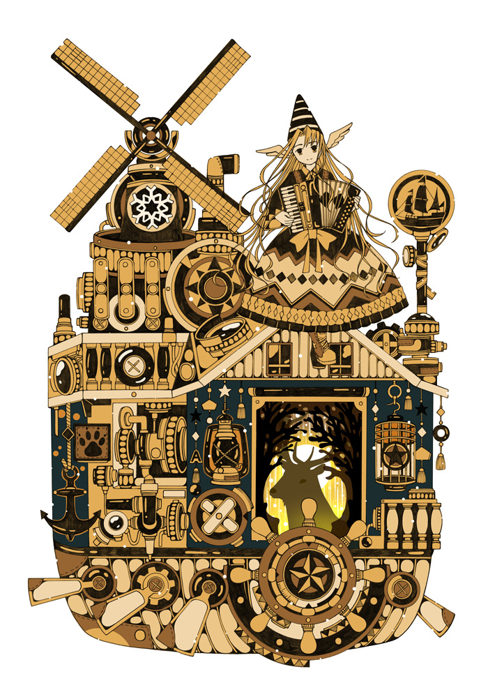 蒸汽朋克插画集9蒸汽街的秘密