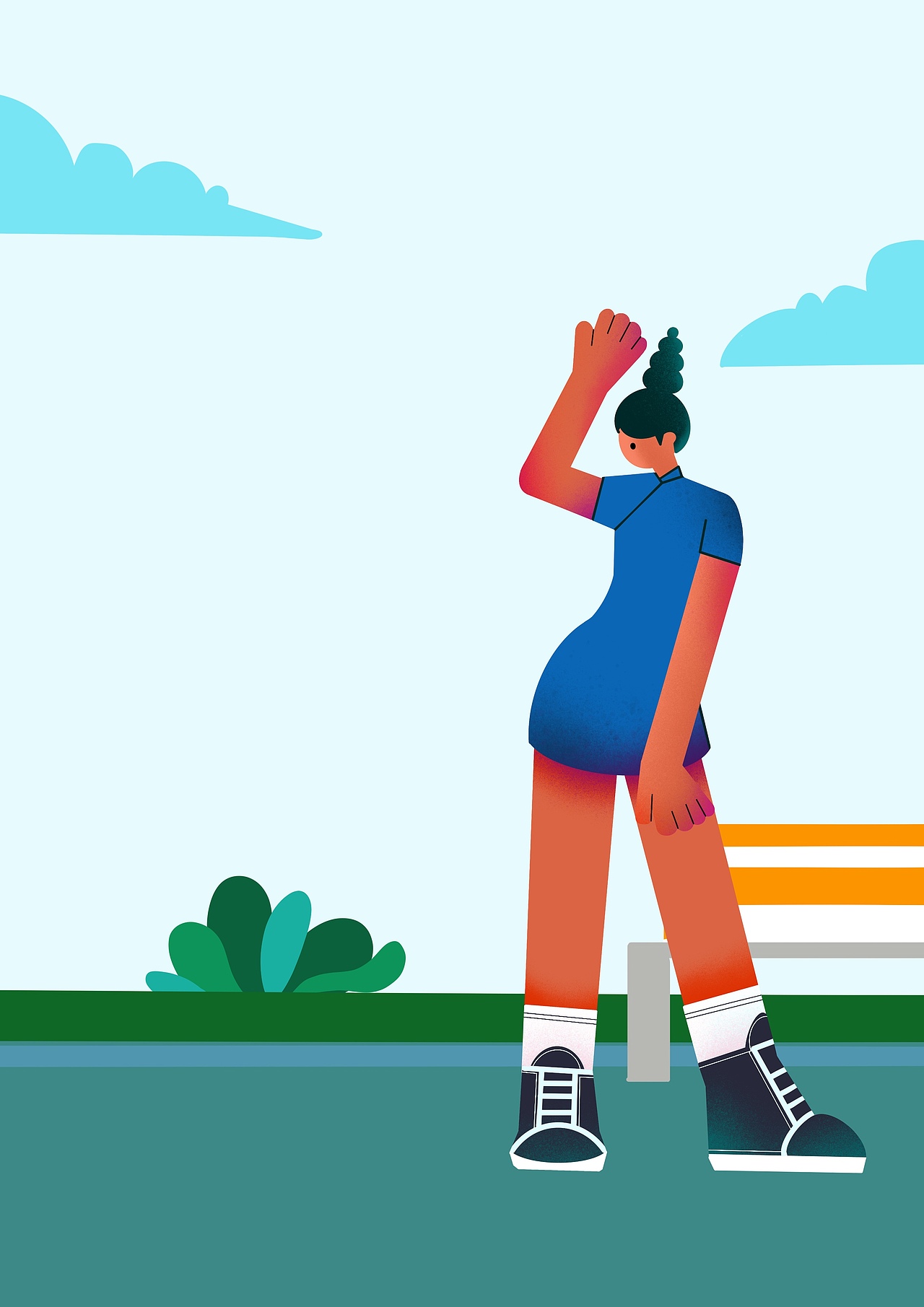 扁平风插画练习