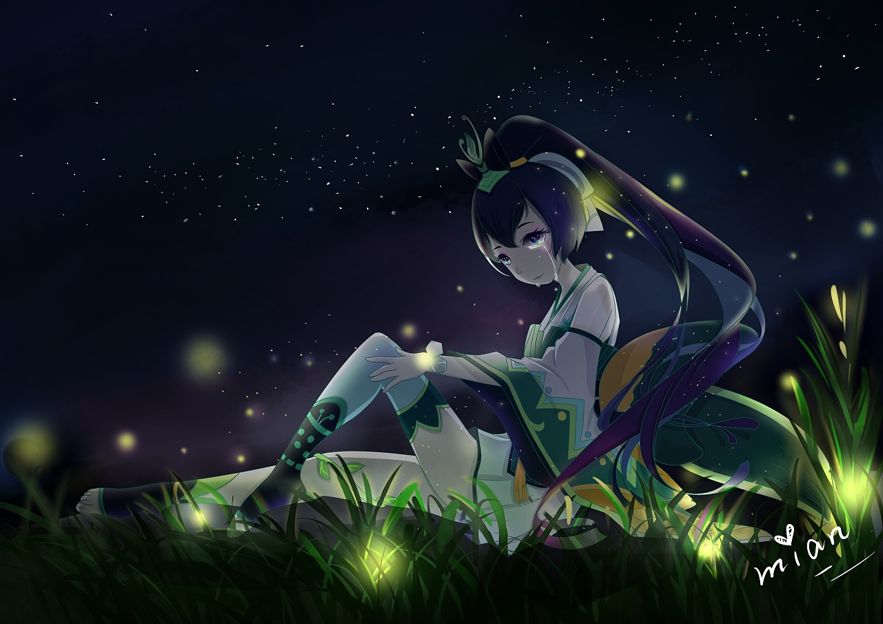 阴阳师同人创作萤草