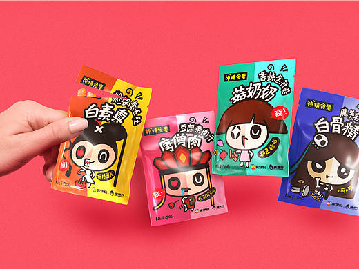神精食量x来伊份系列包装设计