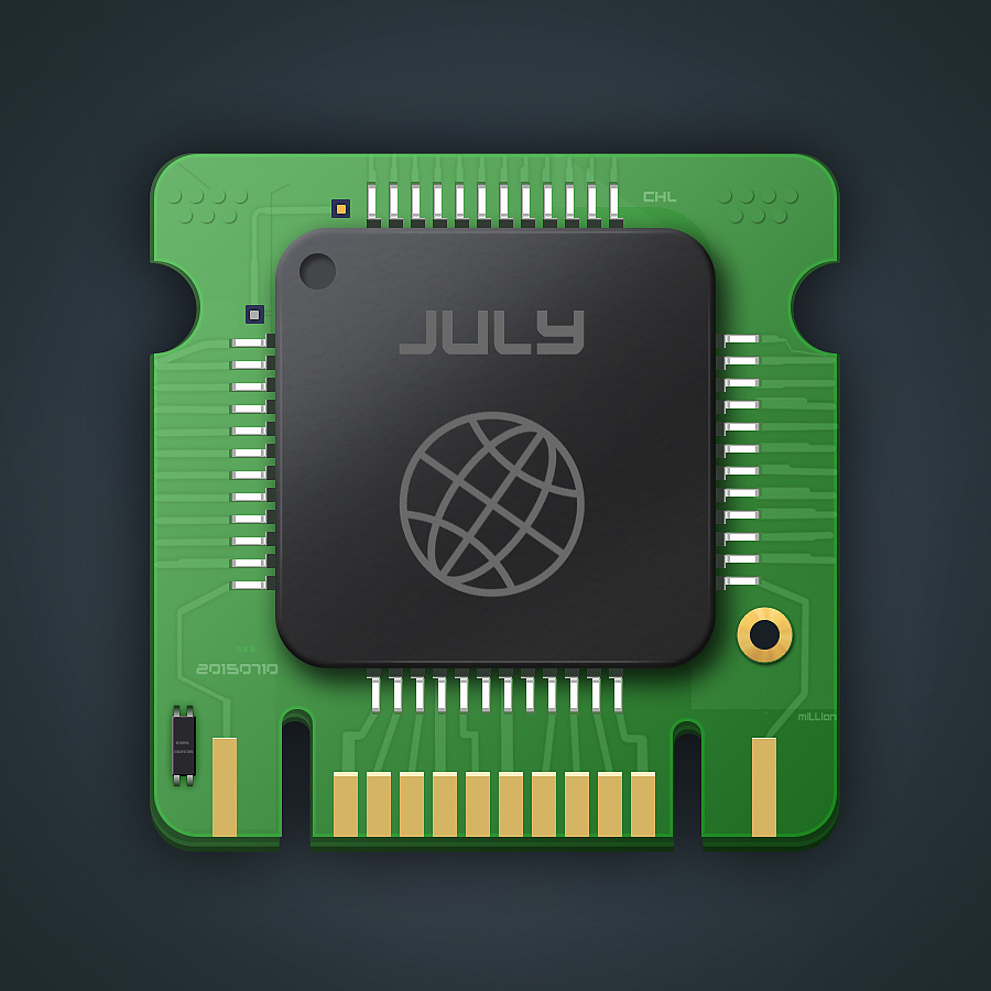 电路板|ui|图标|琨兰 - 原创作品 - 站酷 (zcool)