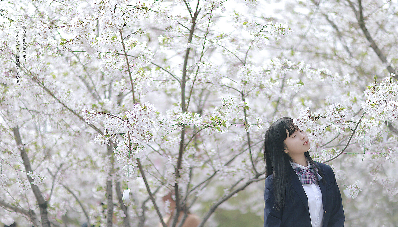 樱花jk日系少女写真
