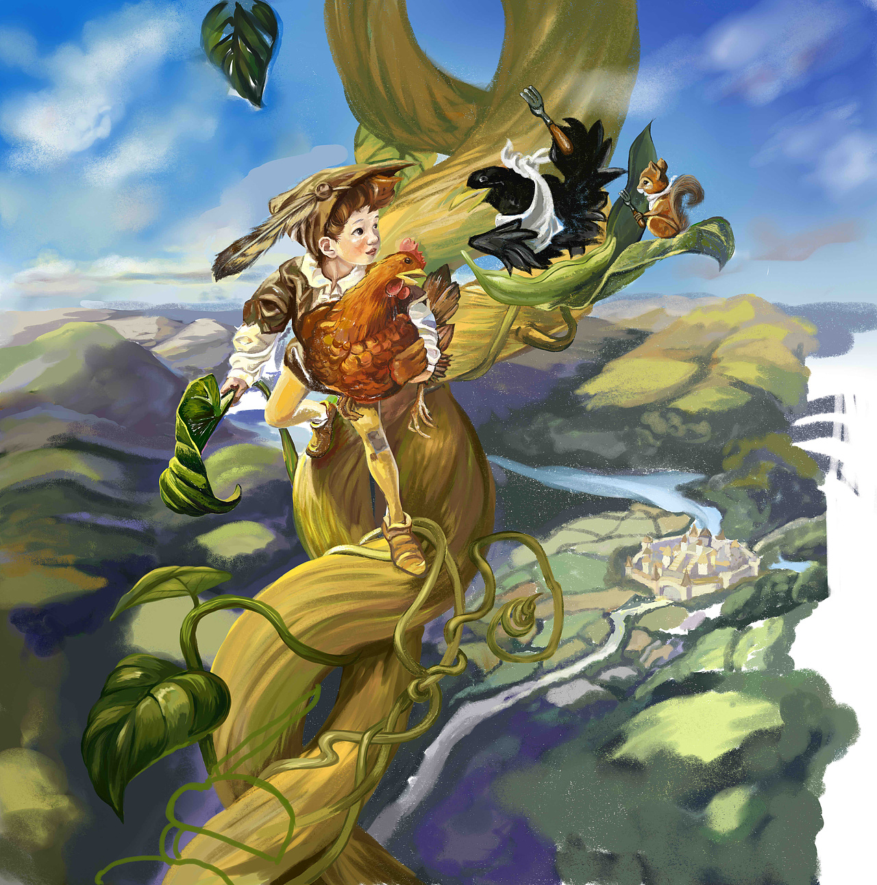 手绘板临摹油画( •̀∀•́ )