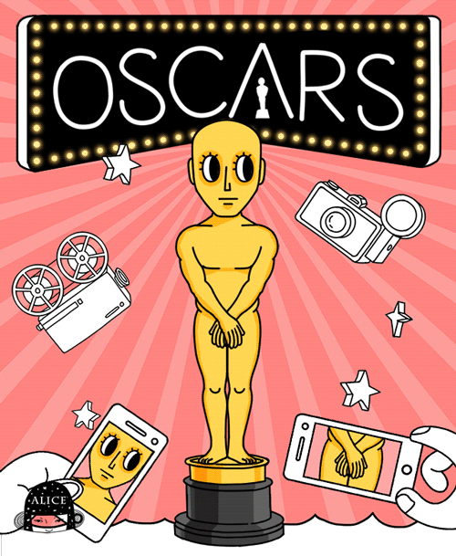 请回答奥斯卡--搞笑小金人OSCARS 隐身少女Alice（图ZNzE4NTAwMzI=） - 商业插画 - 站酷设计师隐身少女Alice原创素材 - 站酷ZCOOL