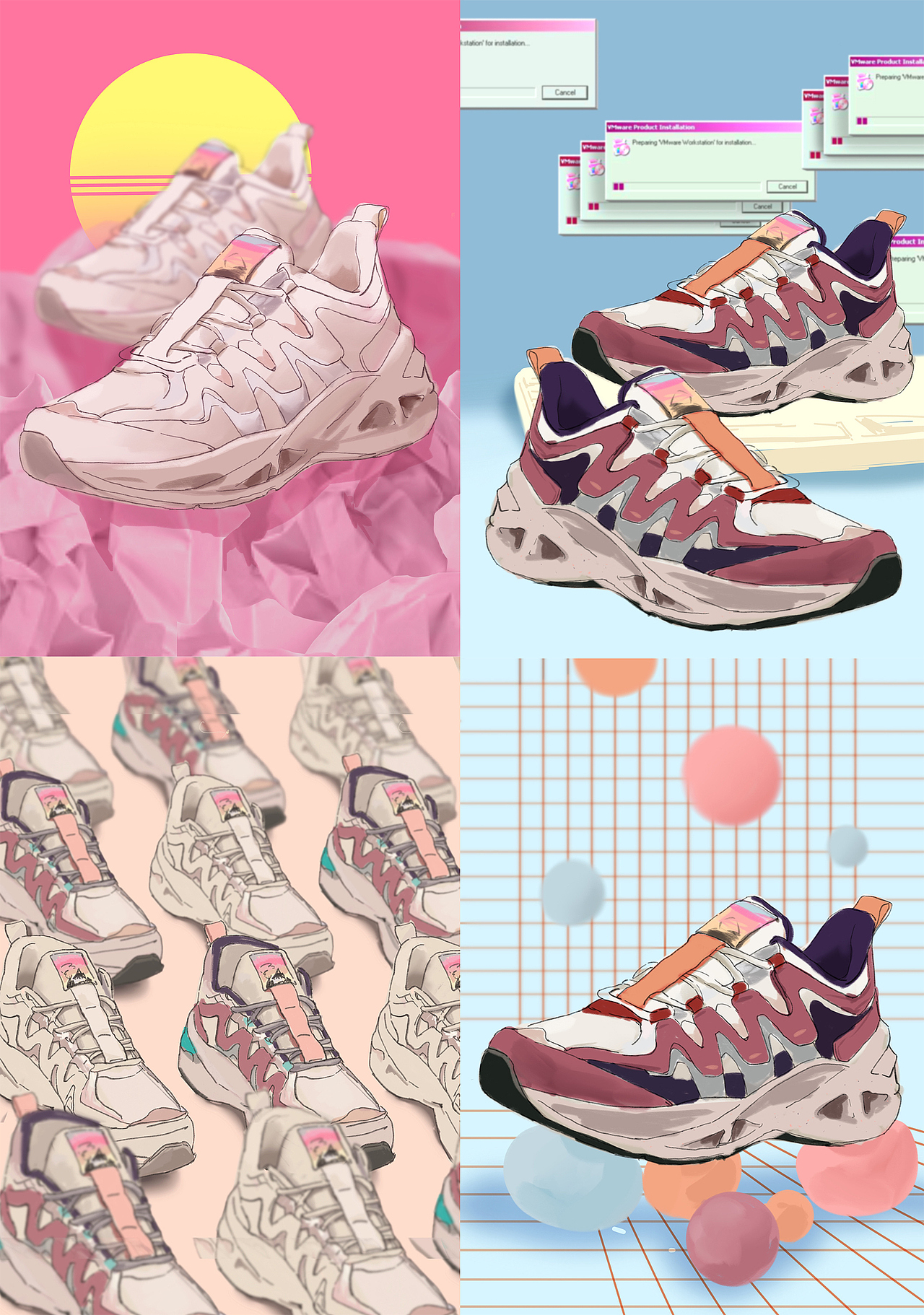 运动鞋｜特步✖️引闪｜创意电商摄影（图ZMjg3NzEzNzk2） - 产品摄影 - 站酷设计师引闪视觉原创素材 - 站酷ZCOOL