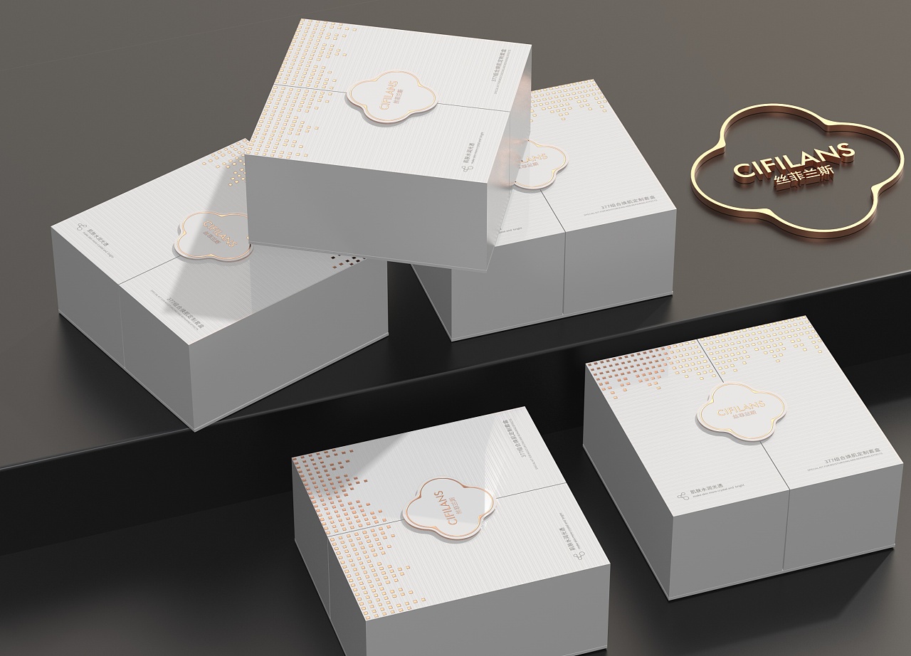 护肤品高端套盒设计|平面|包装|野区喝酒boy - 原创作品 - 站酷