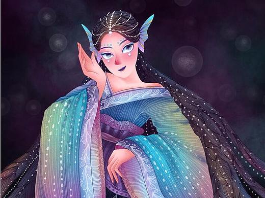 最近插画，人物服装练习