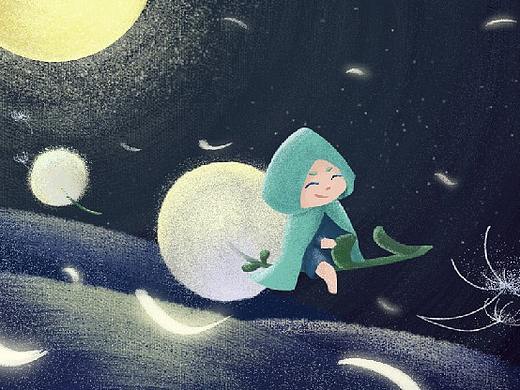 蒲公英（个人主页-ZMzkxNTYyNTY=） - 艺术插画 - 站酷设计师司攸原创素材 - 站酷ZCOOL