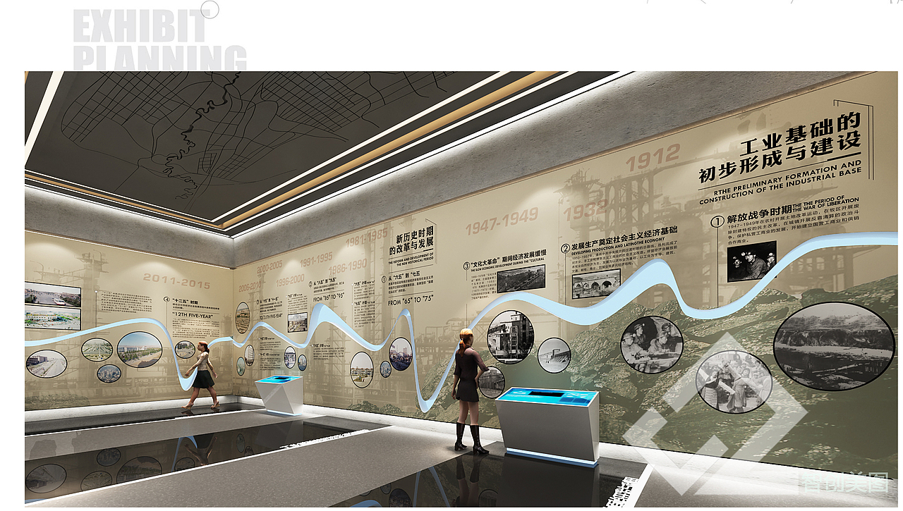 展厅设计（图ZMTg1MjgzOTQ0） - 展陈设计 - 站酷设计师智创美图原创素材 - 站酷ZCOOL