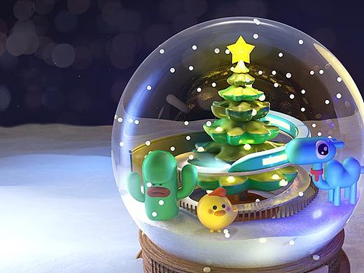 圣诞小雪球