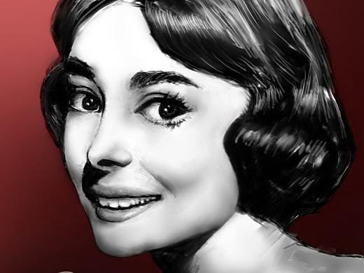 奥黛丽赫本-速涂（个人主页-ZMzAyOTUxMzY=） - 新锐潮流插画 - 站酷设计师DasonSZ原创素材 - 站酷ZCOOL