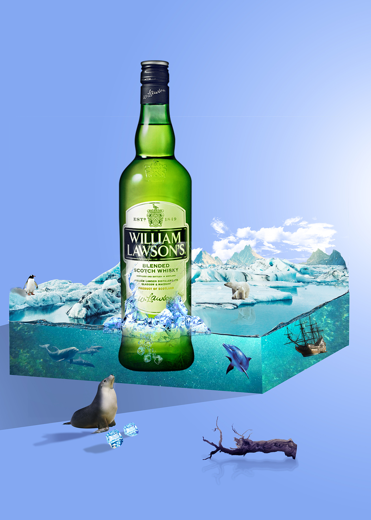 啤酒合成（圖ZMjAxNzM5NDQ4） - 海報 - 站酷設計師不見OVO原創(chuàng)素材 - 站酷ZCOOL