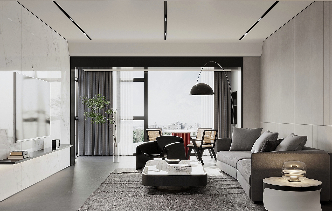 现代极简客餐厅