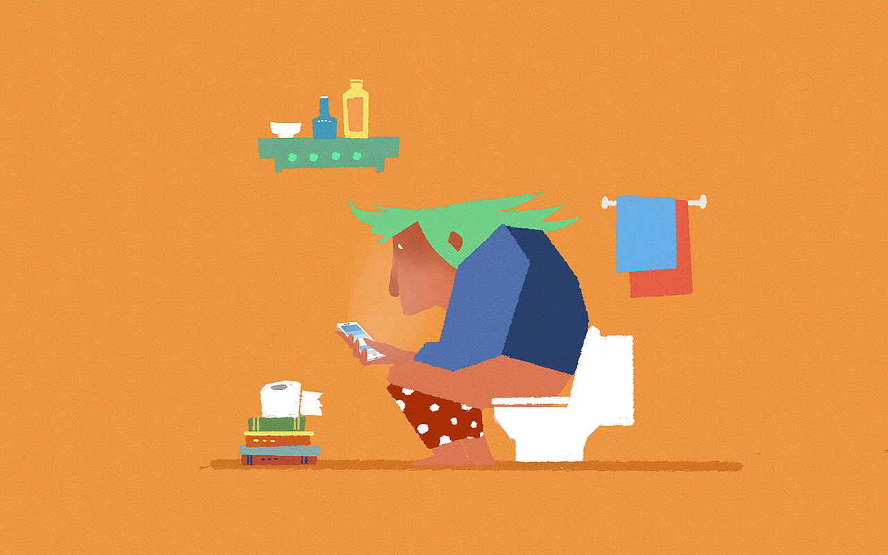 低头症候群（图ZNTAwMDkxNjg=） - 创作习作 - 站酷设计师南瓜匠原创素材 - 站酷ZCOOL