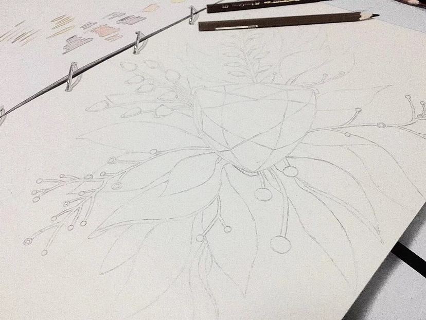 历时几日的画终于完工