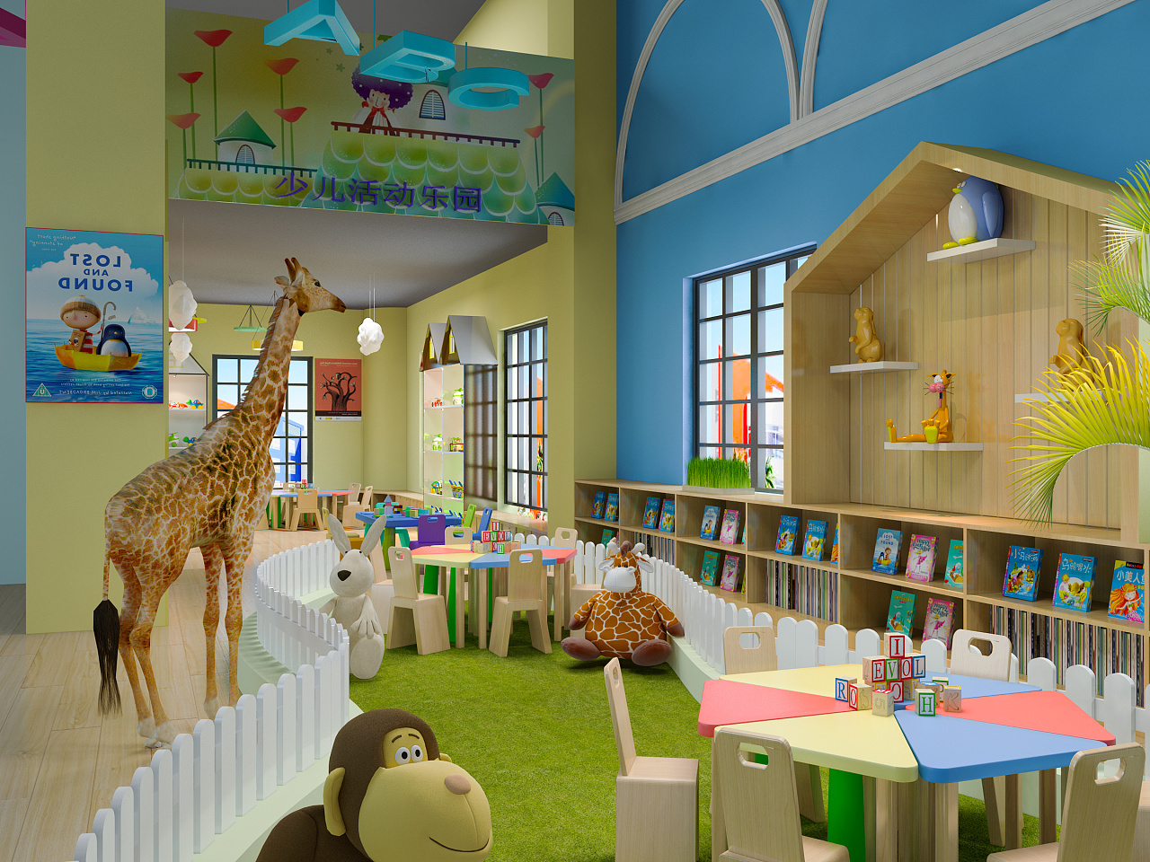 《森林幼儿园设计案例》-成都幼儿园设计|成都幼儿园装修|空间|家装设计|成都商业空间装修 - 原创作品 - 站酷 (ZCOOL)