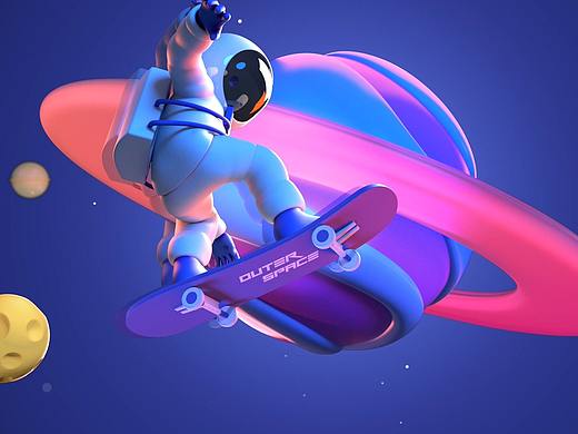 三维动画奇幻创意动画节日动画-字节跳动中秋-优趣文化