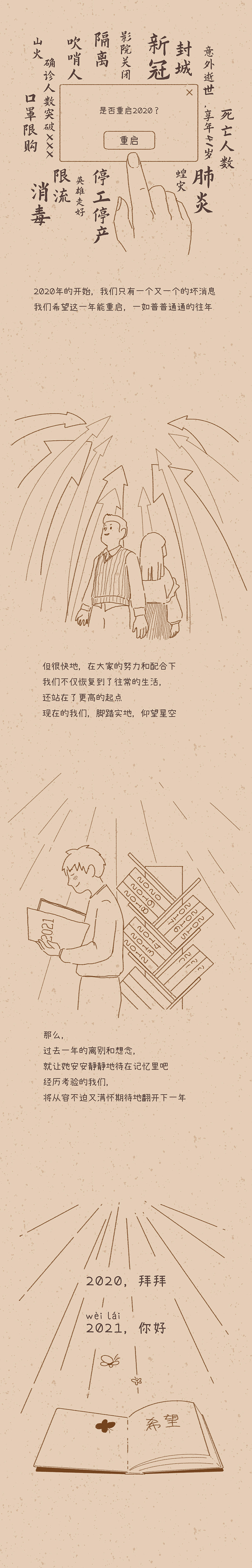 2020年，拜拜（图ZMjUwNDQwNTQw） - 创作习作 - 站酷设计师wmither原创素材 - 站酷ZCOOL