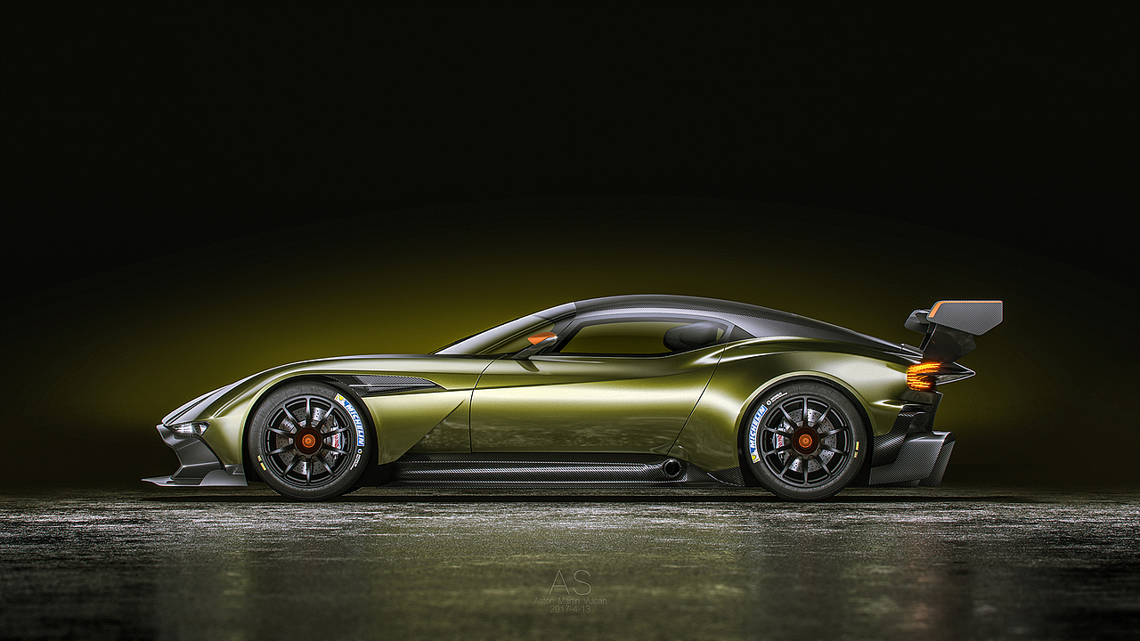 Aston Martin Vulcan渲染