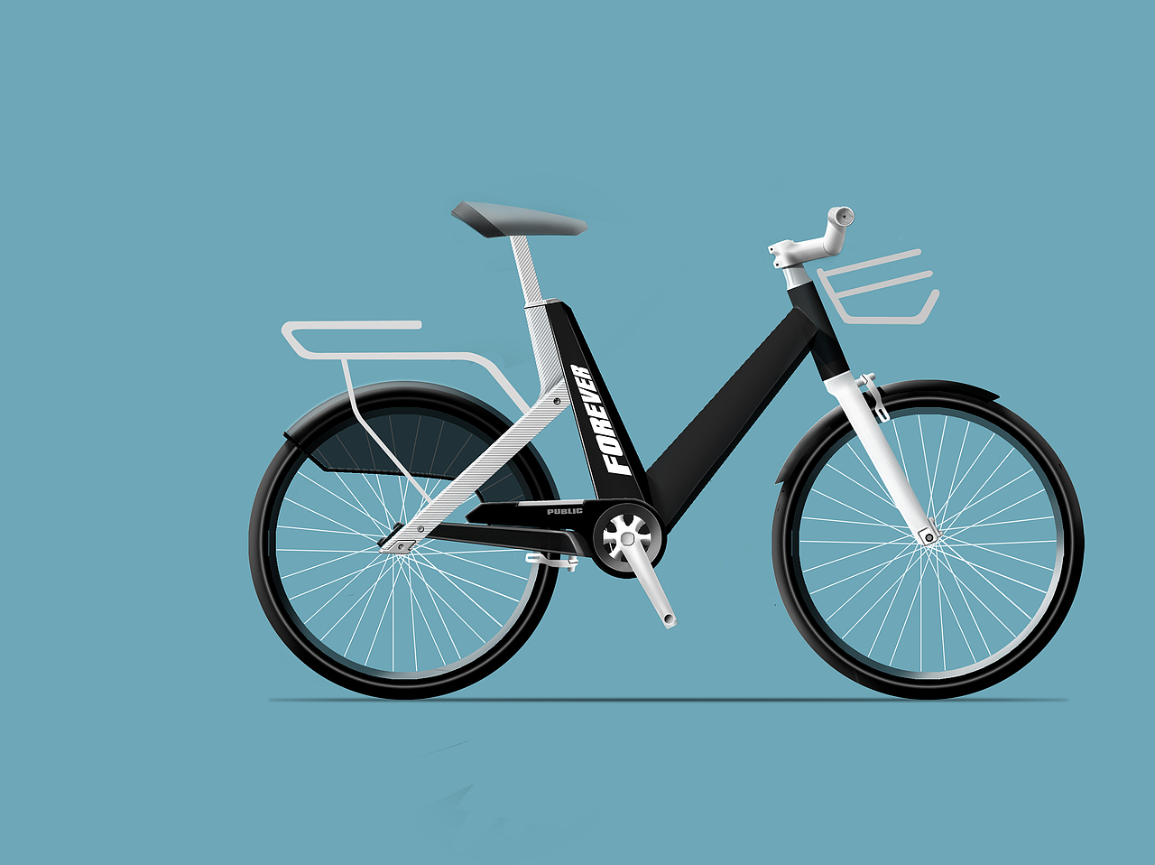 公共自行车方案（图ZNDI1MzQ2NDA=） - 交通工具 - 站酷设计师outisder0701原创素材 - 站酷ZCOOL