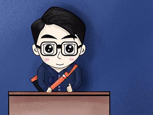 人物小插画 肌理风格