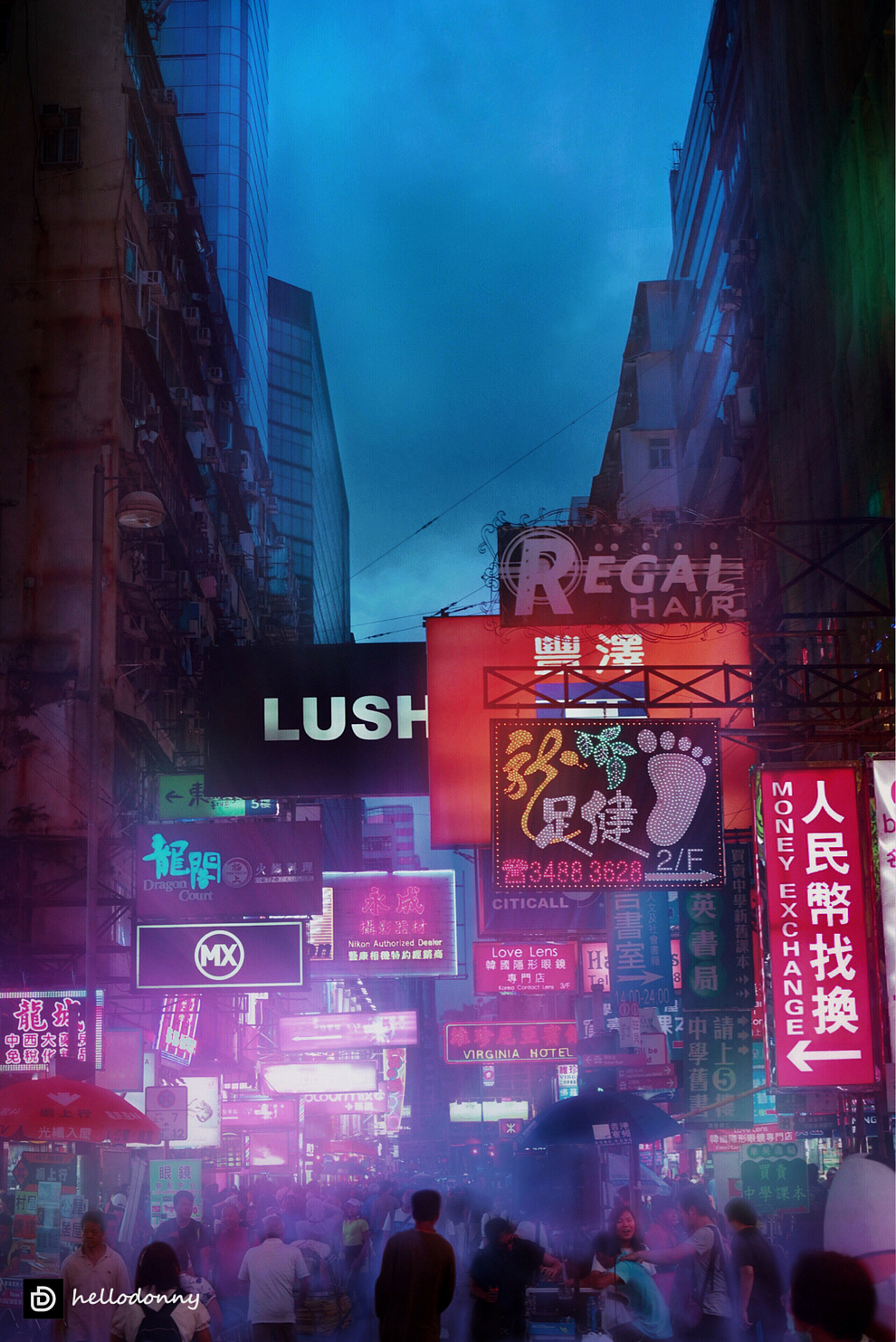 香港赛博朋克2021霓虹深渊