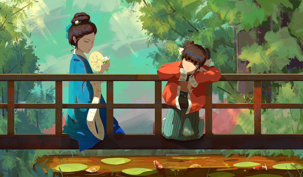 《花朝节》|插画|商业插画|香菜差香 - 原创作品 - 站酷 (zcool)