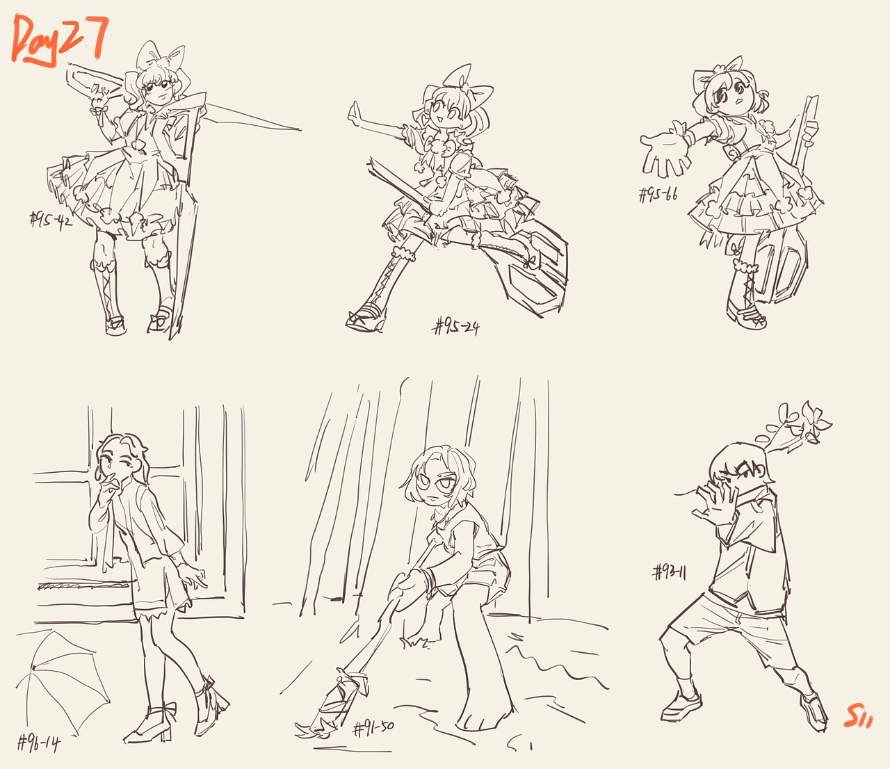 11期Day27 @速寫班長(zhǎng) #速寫60天挑戰(zhàn)賽# ???（圖ZMjk0NTc3MzQw） - 創(chuàng)作習(xí)作 - 站酷設(shè)計(jì)師一語(yǔ)四字原創(chuàng)素材 - 站酷ZCOOL