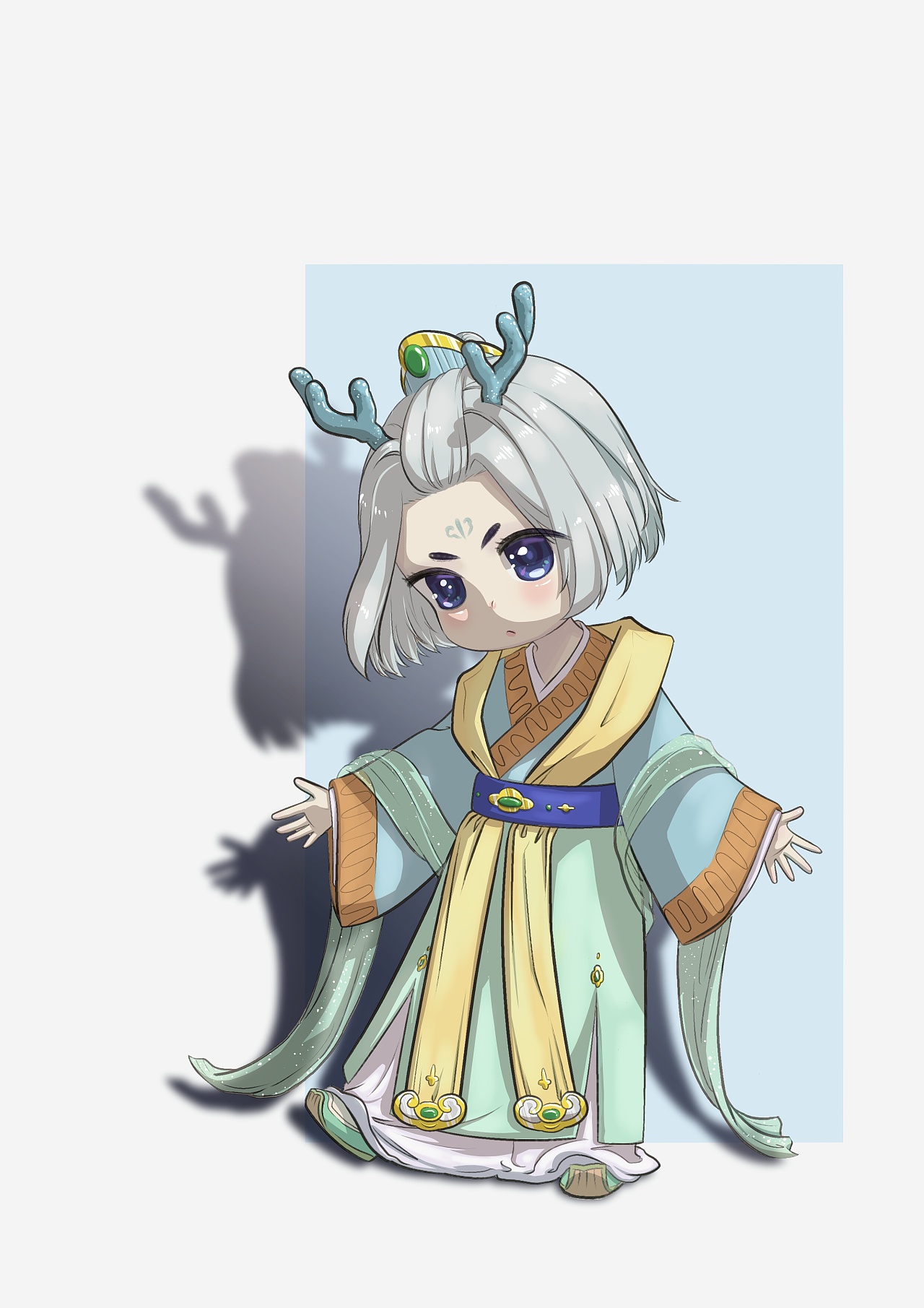 禁止商业用途-禁止个人用途                          龙角小可爱