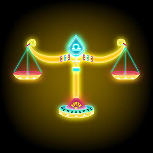 荧光十二星座——天秤座（图ZMTExMTQ1MTY0） - Logo - 站酷设计师我想静静小胖妞原创素材 - 站酷ZCOOL