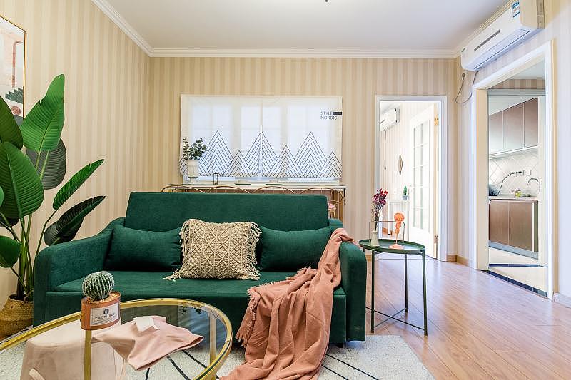 民宿软装改造之一点绿一点粉（图ZMTUwNTQ4Nzk2） - 家装设计 - 站酷设计师刘百万姐姐原创素材 - 站酷ZCOOL