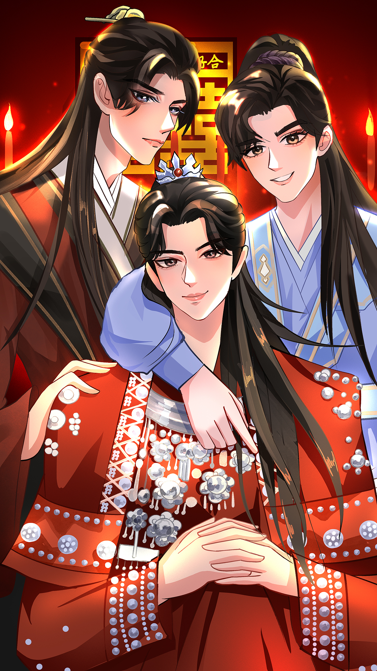 人物CP插画练习（图ZMzU0NTYwNjQ0） - 创作习作 - 站酷设计师画画的卢西原创素材 - 站酷ZCOOL