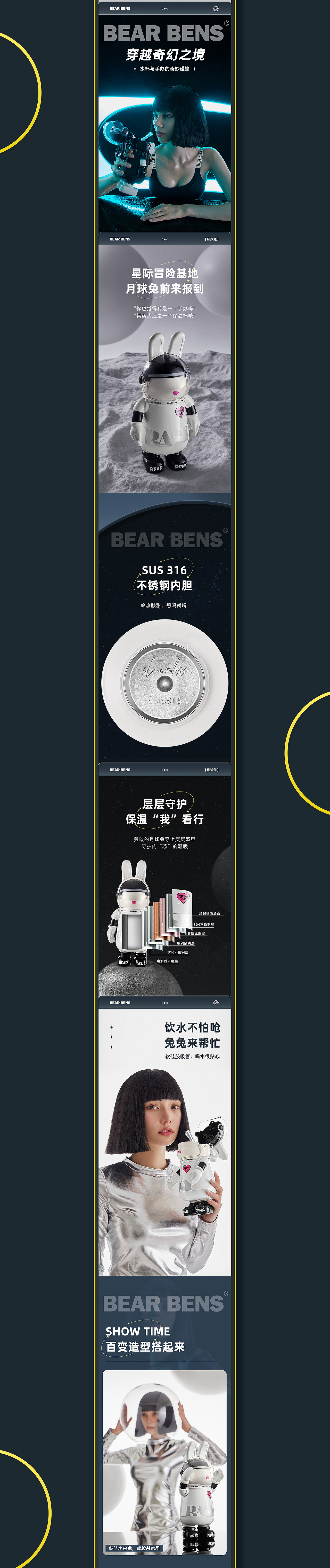熊本士月球兔保温杯详情视觉设计（图ZMzUwMzM0MDk2） - 电商 - 站酷设计师Forever飞原创素材 - 站酷ZCOOL