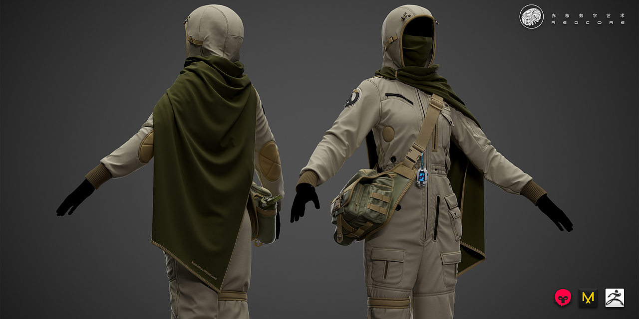 【赤核第十期】布料解算专项训练作品展示-第四弹