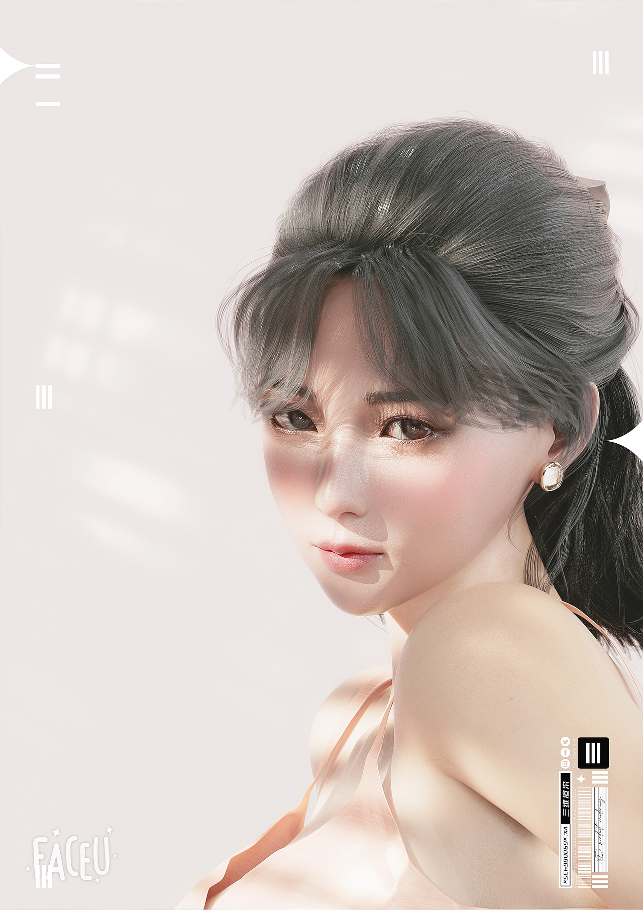 C4D角色设计 I睡衣女孩（图ZMzE0Njc5MDEy） - 人物/生物 - 站酷设计师夏先生k原创素材 - 站酷ZCOOL