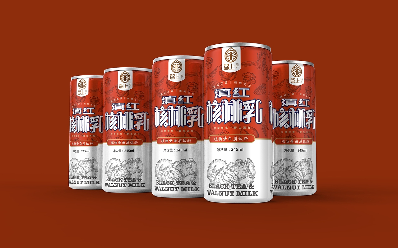 古树核桃｜智上坚果乳系列产品包装（图ZMzA1NzQ2NTA0） - 包装 - 站酷设计师李家生原创素材 - 站酷ZCOOL