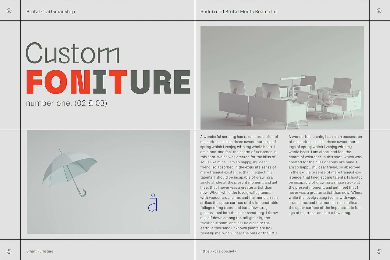 复古怀旧Y2K潮流时尚广告海报标题粗体英文字体家族