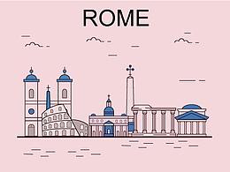 AI扁平插画--练习