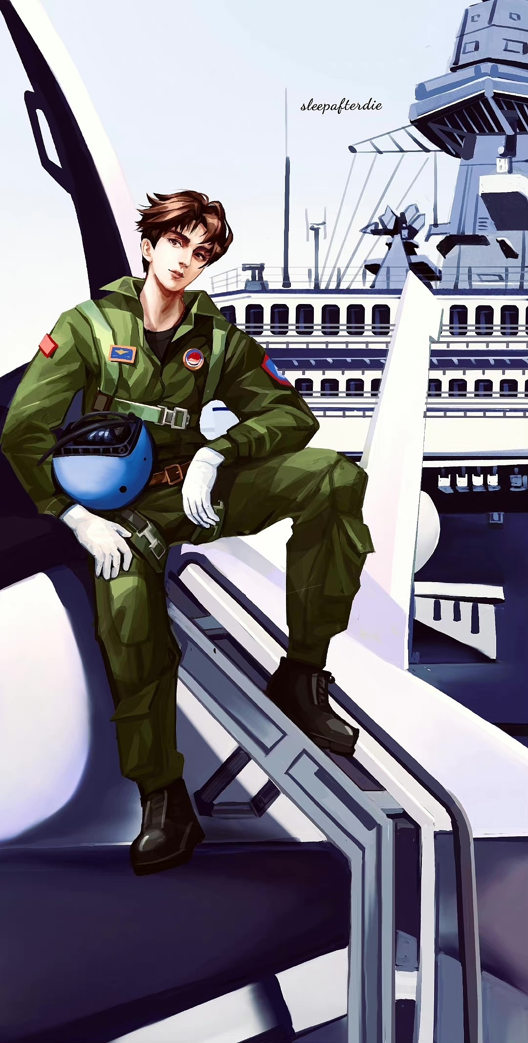 职业主题-飞行员（图ZMjg2NTE0Mjk2） - 创作习作 - 站酷设计师S插画原创素材 - 站酷ZCOOL