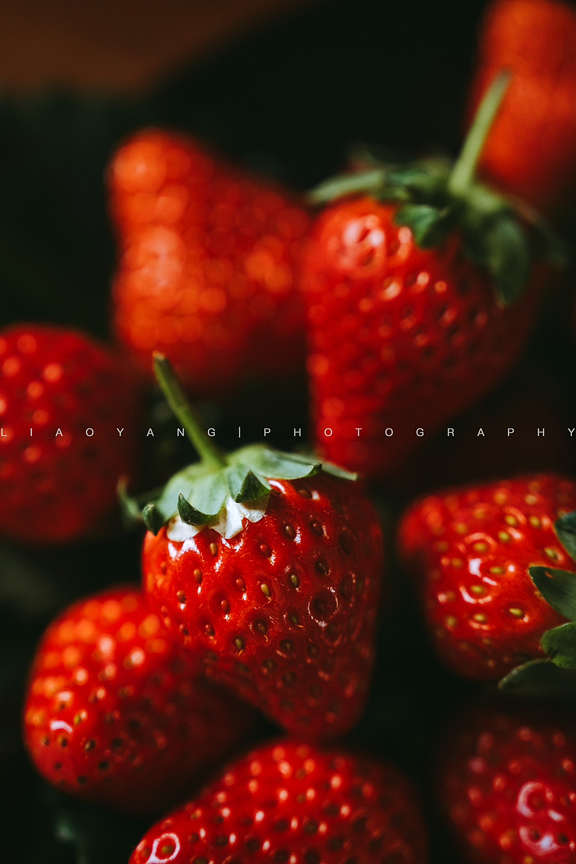 美食摄影 |红颜草莓