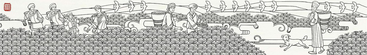 浮雕墙~雕塑设计背景画~层板画~景箱画~国画~展馆