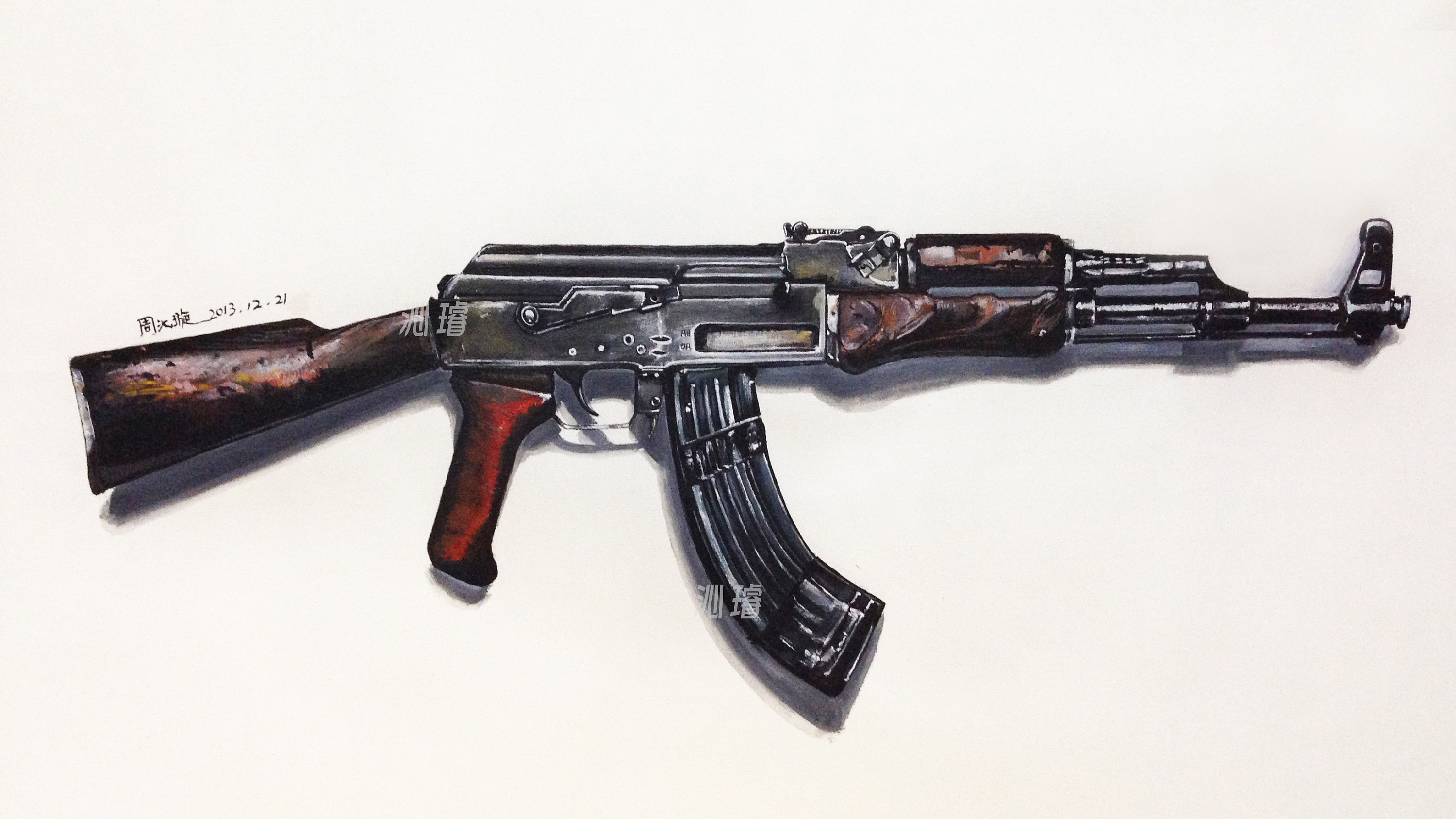 大学时期的手绘.