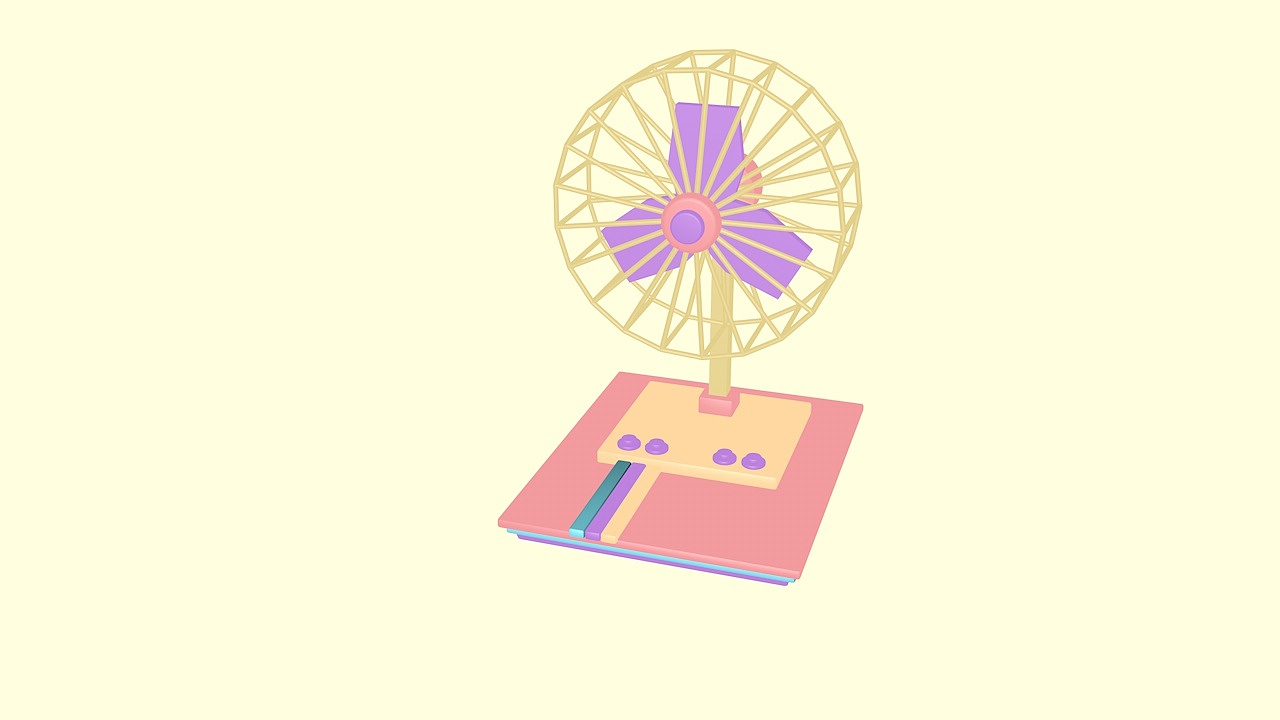 C4D旋转风扇（图ZMTU4NTE3NjA0） - 其他三维 - 站酷设计师啊欧你晨_Seaky原创素材 - 站酷ZCOOL