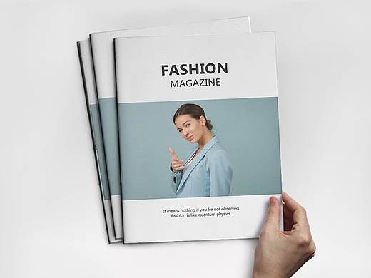 时尚杂志宣传画册