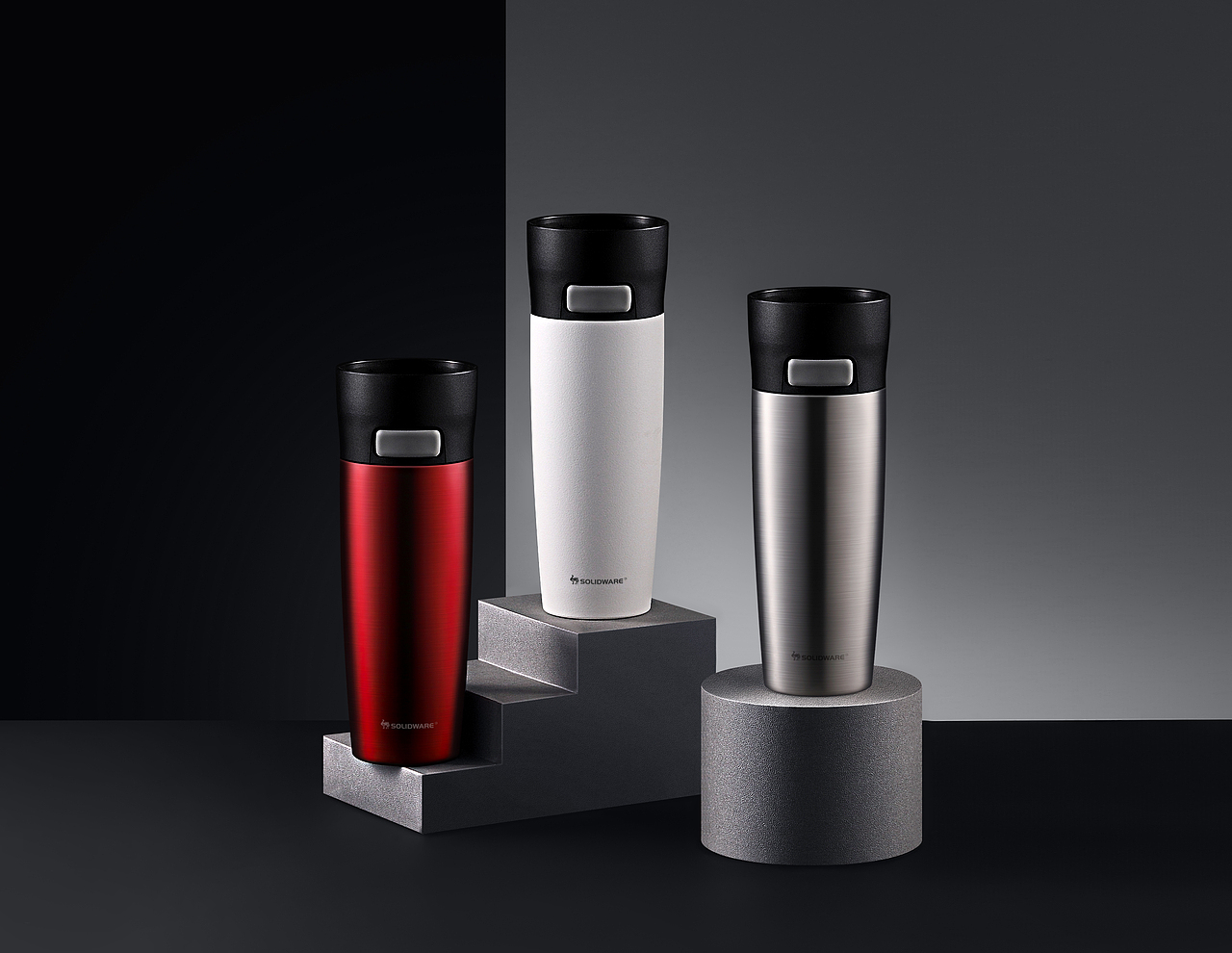 思乐🉐️ 车载杯保温杯 实景图拍摄